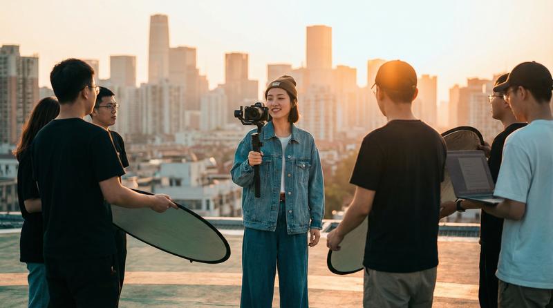 国产主播短视频-户外拍摄花絮